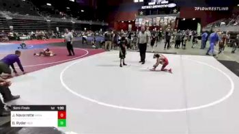 69 lbs Semifinal - Johnathan Navarrette, Mayhem vs David Ryder, Heights Wrestling