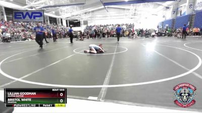 70-75 lbs Quarterfinal - Bristol White, Spartan vs Lillian Goodman, Olathe Raptor