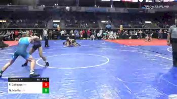 122 lbs Consolation - Frankie Gallegos, The Community vs Nate Martin, Clayton Wrestling