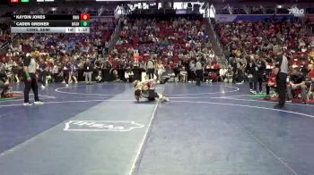 2A-138 lbs Cons. Semi - Kaydin Jones, Union, LaPorte City vs Caden Greiner, Washington