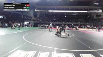 150 lbs Champ. Round 2 - Dan Monier, Ponderosa vs Chase Young, Del Oro