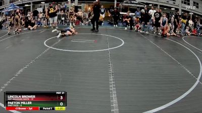 68 lbs Round 7 (8 Team) - Paeton Miller, Ohio Gold vs Lincoln Brower, Mat Assassins White