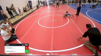 46 lbs Rr Rnd 2 - Norah Winkle, R.A.W. vs Bayleigh Brownell, Salina Wrestling Club