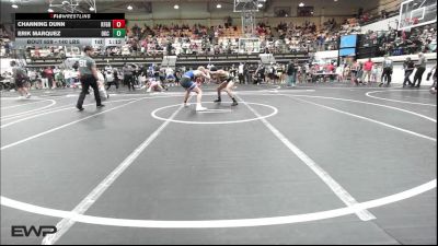 140 lbs Quarterfinal - Channing Dunn, Kingfisher YellowJackets vs Erik Marquez, OKC Saints Wrestling