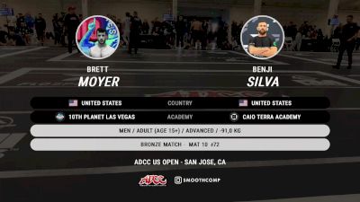 Brett Moyer vs Benji Silva 2025 ADCC San Jose Open
