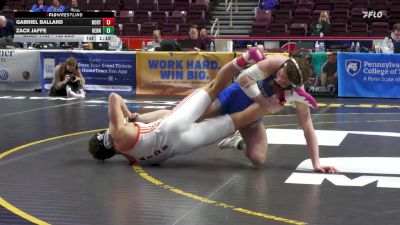 152 lbs Quarterfinal - Gabriel Ballard, Northampton Area vs Zack Jaffe, Kennett