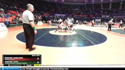 3A 195 lbs Champ. Round 1 - Hunter Janeczko, Yorkville (H.S.) vs Porter Leith, Carpentersville (Dundee-Crown)