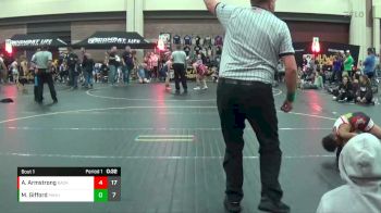 70 lbs Semis (4 Team) - Austin Armstrong, Backyard Brawlers vs Milo Gifford, Panhandle All-Stars