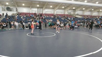 135 lbs Cons. Quarters - Gracie Tryon, Flathead Wrestling Academy vs Hannah Larson