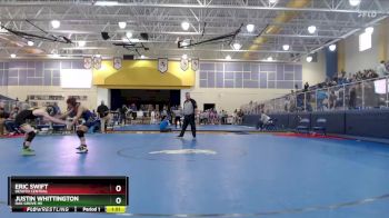120 lbs Semifinal - Justin Whittington, Oak Grove HS vs Eric Swift, Desoto Central