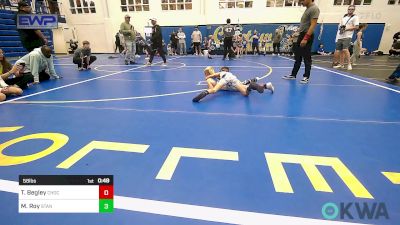 58 lbs Final - Tyde Begley, Choctaw Ironman Youth Wrestling vs Maxwell Roy, Standfast OKC