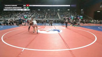 145 lbs 3rd Place Match - Nichole Sumare, Burns/Pine Bluffs vs Elizabeth Gribowskas, Lander Valley