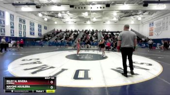 100 lbs Champ. Round 3 - Riley N. Rivera, Elsinore vs Nayomi Aguilera, Etiwanda