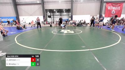 90 lbs Rr Rnd 3 - Jett Johnson, Team Gotcha vs Sam Winship, CT Whale K-8