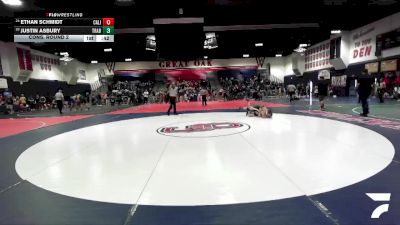 106 lbs Cons. Round 2 - Justin Asbury, Trabuco Hills vs Ethan Schmidt, California (Whittier)