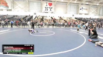 50 lbs Cons. Round 1 - Jackson Caporiccio, Valley Central You Wrestling Program vs Devin Pool, Honeoye Falls-Lima Wrestling Club