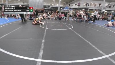 92 lbs Quarterfinals (8 Team) - Broderick Whitman, Revival Riddlers vs Jeryl Cole Jr, Pride WC