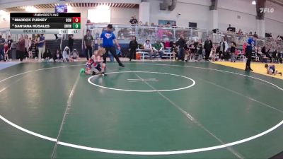 50 lbs Cons. Round 2 - Santana Rosales, Silverback Wrestling Fort Worth vs Maddox Purkey, Brazoria County Wrestling