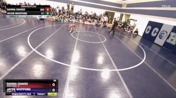 56 lbs Round 1 (6 Team) - Davina Chavez, Gold Rush vs Jayzie Whitford, Utah 1