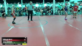 96 lbs Round 3 (6 Team) - Evan Restivo, U2 Upstate Uprising 2.0 vs Deklan Wills, PA Alliance