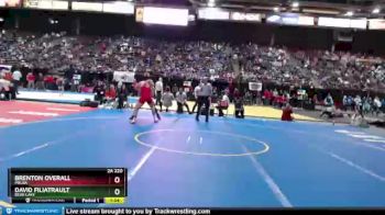 2A 220 lbs Champ. Round 1 - David Filiatrault, Bear Lake vs Brenton Overall, Melba