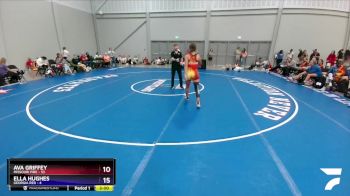 132 lbs Quarters & 1st Wb (16 Team) - Faith James, Missouri Fire vs Milly Hughes, Georgia Red