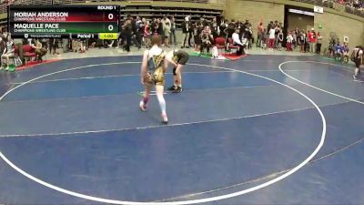 85-91 lbs Round 1 - Moriah Anderson, Champions Wrestling Club vs Maquelle Pace, Champions Wrestling Club