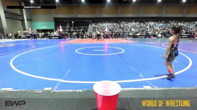 52 lbs Consi Of 8 #2 - Sloan Snydman, Shafter Youth Wrestling vs Lexi Houtz, McKenzie River Mat Club