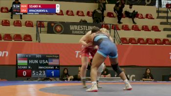 62 kg Repechage - Adaugo Nwachukwu, USA vs Nikolett Szabo, HUN