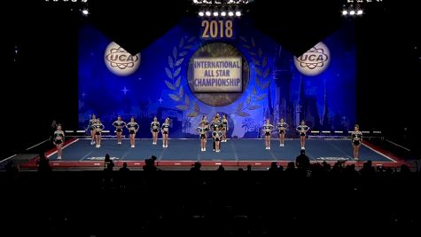 Galaxy AllStars - Blackout [2018 L3 Senior Small Coed Day 1] UCA International All Star Cheerleading Championship