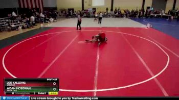 160 lbs Cons. Round 2 - Joe Kallevig, Willmar vs Aidan McGowan, Prior Lake