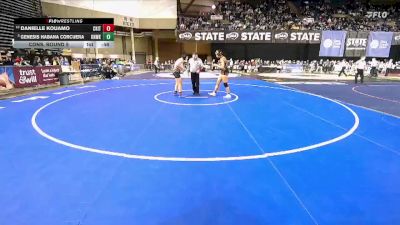 Girls 3A 145 lbs Cons. Round 5 - Genesis Habana Corcuera, Kennewick (Girls) vs Danielle Kouamo, Central Kitsap (Girls)