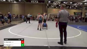 106 lbs Final - Gabriel Ramirez, Aces WC vs Mack Mauger, Southern Idaho WC