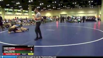 182 lbs Round 6 (10 Team) - Cole Porter, Ohio Titan Gray vs Case Cooper, STL Blue