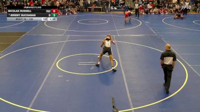 138 lbs Champ. Round 1 - Jeremy Buchanan, Grand Island vs Nicolas Russell, Falconer