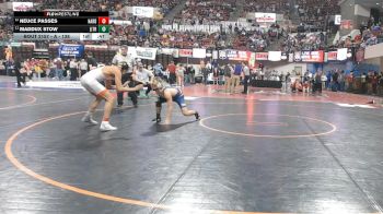 A - 138 lbs Cons. Round 1 - Neuce Passes, Hardin vs Maddux Stow, Libby / Troy