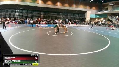 130 lbs Champ. Round 2 - Briana Palasios, Ponderosa vs Kara Lowe, Inderkum