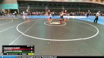 100 lbs Champ. Round 1 - Mackenzie Gilbert, Modesto High vs Pyrsaeah Augustine, Reed