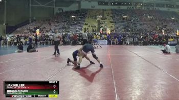 133 lbs Round 1 (16 Team) - Jak Keller, Grand Valley State vs Braiden Kort, Augustana (SD)