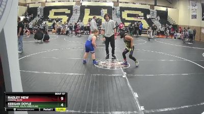 92 lbs Round 3 - Lincoln Brewer, Cane Bay Cobras vs Amaris Robinson, Dixie Hornets