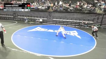6A 138 lbs Cons. Round 2 - Treyden Christensen, Layton vs Xander Martinez, Mountain Ridge