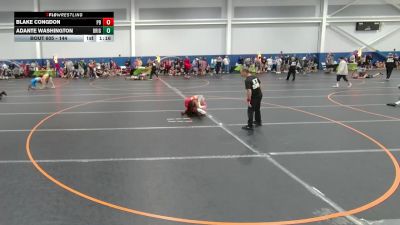 144 lbs Champ. Round 2 - Adante Washington, Unattached vs Blake Congdon, Unattached