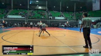 170 lbs Cons. Round 1 - Jagger Ludolf, Moody Hs vs Zymarion Johns, Southside, Gadsden