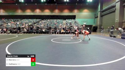 133 lbs Quarterfinal - Zachary Marrero, Western Wyoming vs Chase DeBlaere, Oregon State