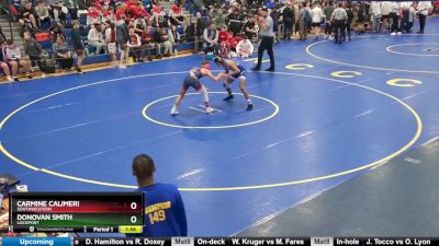 131 lbs Champ. Round 1 - Carmine Calimeri, Southwestern vs Donovan Smith, Lockport