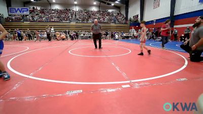 58 lbs Quarterfinal - Timmy McCall, Fort Gibson Youth Wrestling vs Nash McCuistion, Tiger Trained Wrestling