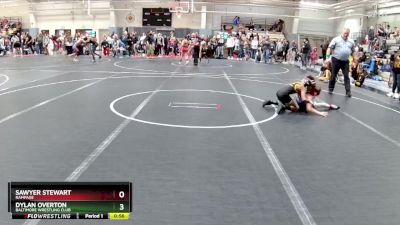 75 lbs Semifinal - Sawyer Stewart, Rampage vs Dylan Overton, Baltimore Wrestling Club