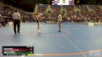 126 lbs Cons. Round 1 - Jace Duffy, LaMoure-Litchville/Marion vs Brock Freer, Pembina County North