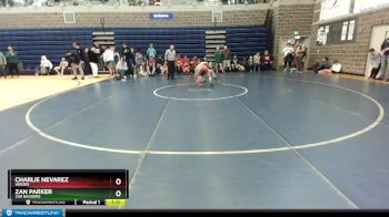 120 lbs Semifinal - Charlie Nevarez, Weiser vs Zan Parker, 208 Badgers