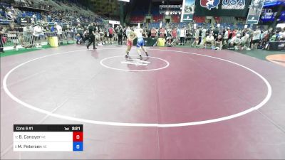 144 lbs Cons 8 #1 - Brayden Canoyer, NE vs Mason Petersen, NE